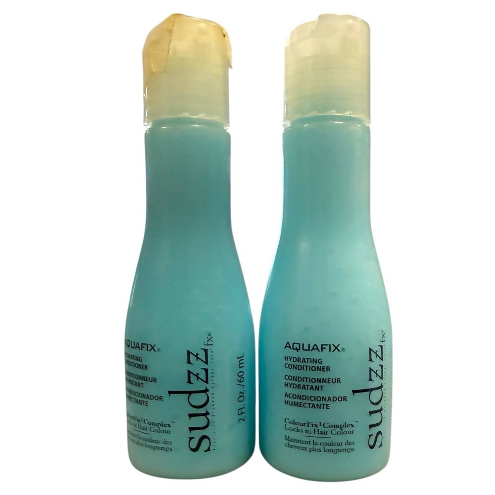Sudzz Aquafix Hydrating Conditioner Travel size lot of 2 2 oz each